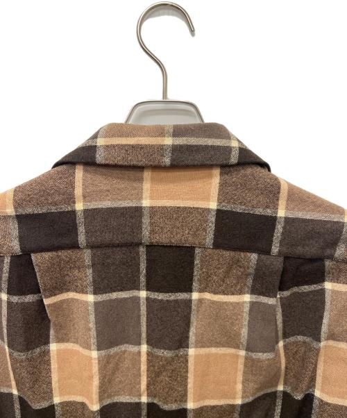 PENDLETON（ペンドルトン）PENDLETON (ペンドルトン) ウールチェックシャツ ベージュ×ブラウン サイズ:Ｍの古着・服飾アイテム