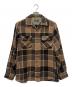 PENDLETON（ペンドルトン）の古着「ウールチェックシャツ」｜ベージュ×ブラウン