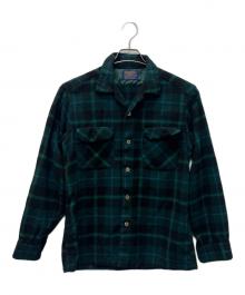 PENDLETON（ペンドルトン）の古着「ウールチェックシャツ」｜グリーン×ブラック