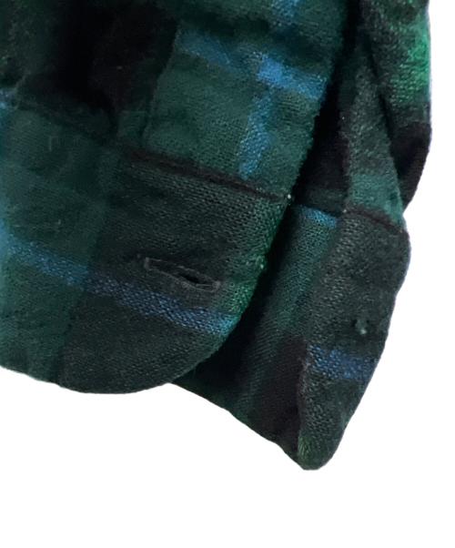 PENDLETON（ペンドルトン）PENDLETON (ペンドルトン) ウールチェックシャツ グリーン×ブラック サイズ:Ｍの古着・服飾アイテム