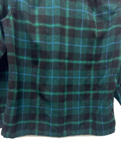 PENDLETON（ペンドルトン）PENDLETON (ペンドルトン) ウールチェックシャツ グリーン×ブラック サイズ:Ｍの古着・服飾アイテム
