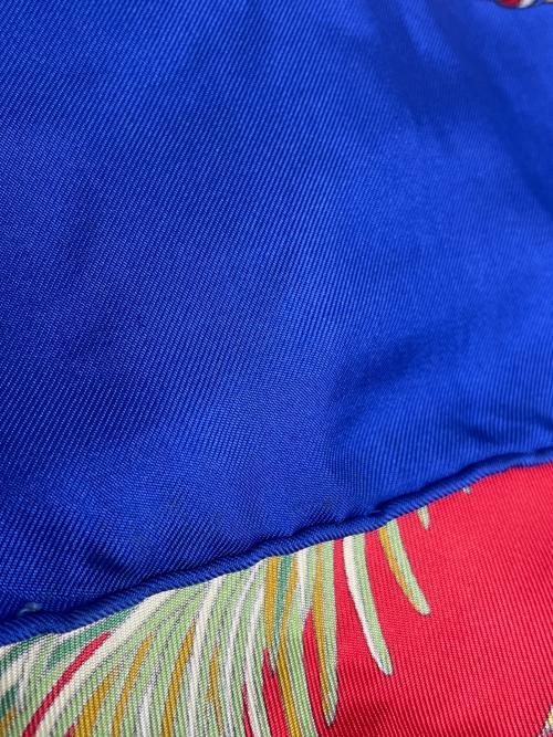 HERMES（エルメス）HERMES (エルメス) LIBERTE EGALITE FRATERNITE REPUBLIQUE FRANCAISE レッド×ブルーの古着・服飾アイテム