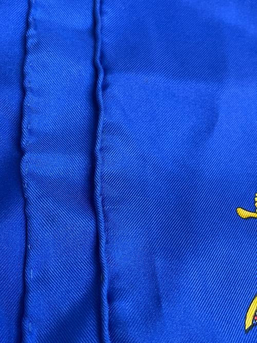 HERMES（エルメス）HERMES (エルメス) LIBERTE EGALITE FRATERNITE REPUBLIQUE FRANCAISE レッド×ブルーの古着・服飾アイテム