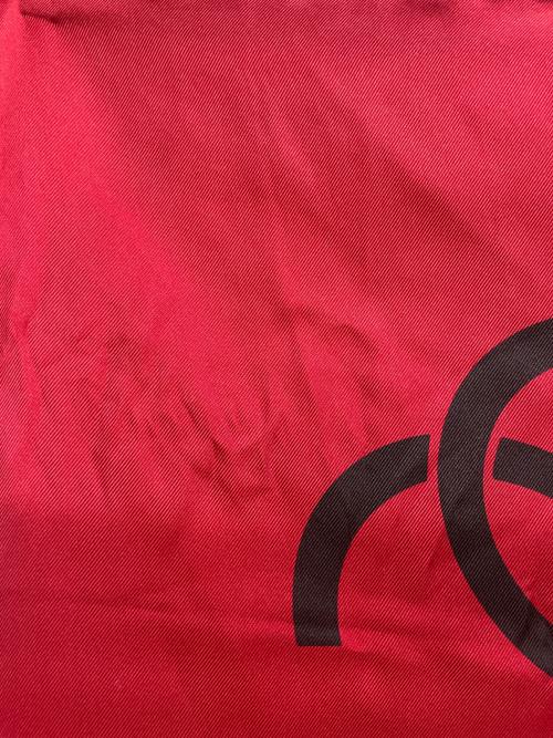 CHANEL（シャネル）CHANEL (シャネル) ココマーク シルクスカーフ レッドの古着・服飾アイテム