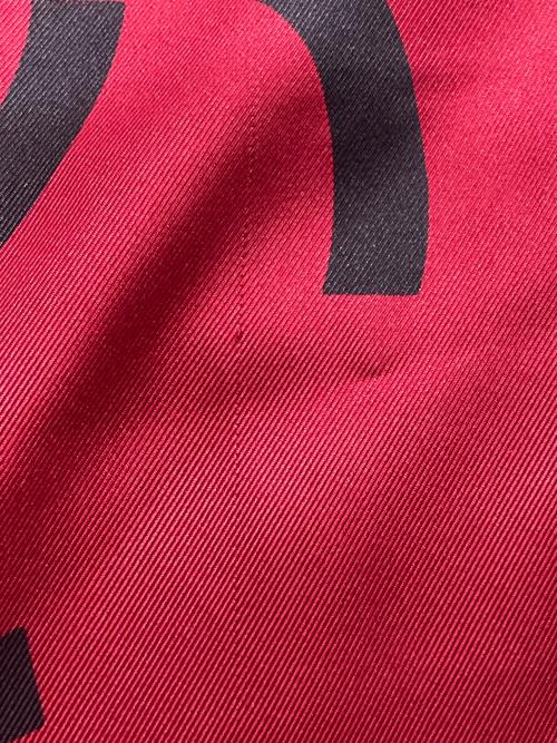 CHANEL（シャネル）CHANEL (シャネル) ココマーク シルクスカーフ レッドの古着・服飾アイテム