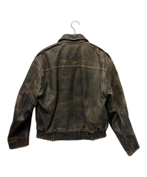 SPECIAL FORCES（スペシャル・フォーセス）SPECIAL FORCES (スペシャル・フォーセス) レザージャケット ブラウン サイズ:Ｌの古着・服飾アイテム