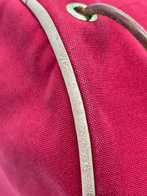 HERMES（エルメス）HERMES (エルメス) 巾着ショルダーバッグ レッドの古着・服飾アイテム