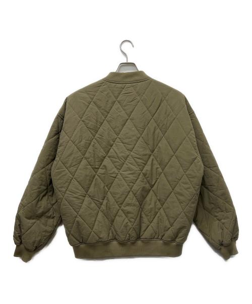 Hombre Nino（オンブレニーニョ）Hombre Nino (オンブレニーニョ) キルティングジャケット カーキ サイズ:Ｌの古着・服飾アイテム