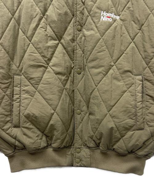 Hombre Nino（オンブレニーニョ）Hombre Nino (オンブレニーニョ) キルティングジャケット カーキ サイズ:Ｌの古着・服飾アイテム