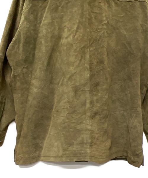 PERRY ELLIS（ペリーエリス）PERRY ELLIS (ペリーエリス) スウェードジャケット オリーブ サイズ:Ｌの古着・服飾アイテム