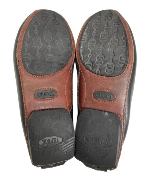 GUCCI（グッチ）GUCCI (グッチ) レザーローファー ブラック サイズ:SIZE 40 1/2の古着・服飾アイテム