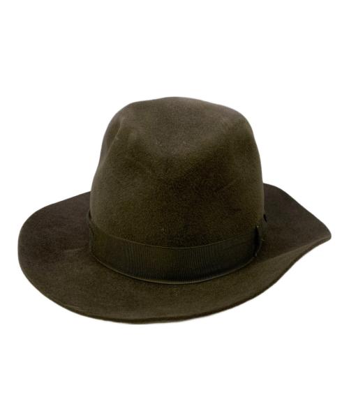 LOCK&CO.HATTERS（ロックオンハッターズ）LOCK&CO.HATTERS (ロックオンハッターズ) ハット　LOCK&CO.HATTERS（ロックオンハッターズ） ブラウン サイズ:58の古着・服飾アイテム