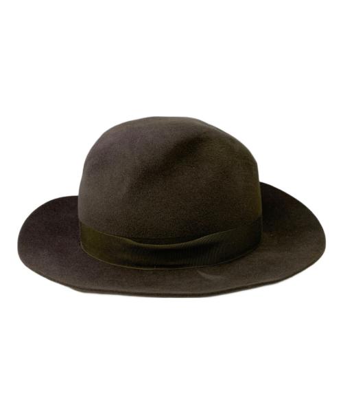 LOCK&CO.HATTERS（ロックオンハッターズ）LOCK&CO.HATTERS (ロックオンハッターズ) ハット　LOCK&CO.HATTERS（ロックオンハッターズ） ブラウン サイズ:58の古着・服飾アイテム
