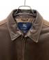 中古・古着 BURBERRY LONDON (バーバリーロンドン) レザージャケット ブラウン サイズ:Ｌ：18000円