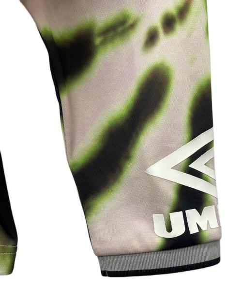 UMBRO（アンブロ）UMBRO (アンブロ) BAL (バル) BAL/UMBRO LS SOCCER JERSEY グレー×グリーン サイズ:ＸＬの古着・服飾アイテム