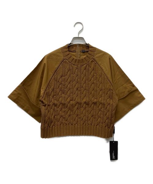 Sov.（ソブ）Sov. (ソブ) ドッキングプルオーバーダブルスタンダードクロージング ブラウン サイズ:FREEの古着・服飾アイテム