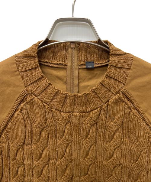 Sov.（ソブ）Sov. (ソブ) ドッキングプルオーバーダブルスタンダードクロージング ブラウン サイズ:FREEの古着・服飾アイテム