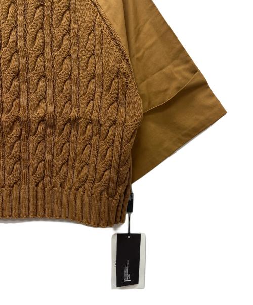 Sov.（ソブ）Sov. (ソブ) ドッキングプルオーバーダブルスタンダードクロージング ブラウン サイズ:FREEの古着・服飾アイテム