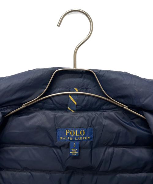 POLO RALPH LAUREN（ポロ・ラルフローレン）POLO RALPH LAUREN (ポロ・ラルフローレン) ダウンベスト ネイビー サイズ:Ｓの古着・服飾アイテム