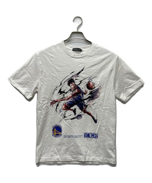 ONE PIECE（ワンピース）ONE PIECE (ワンピース) NBA (エヌビーエー) 半袖カットソー ホワイト サイズ:Ｍの古着・服飾アイテム