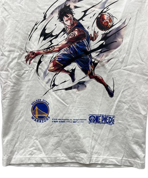 ONE PIECE（ワンピース）ONE PIECE (ワンピース) NBA (エヌビーエー) 半袖カットソー ホワイト サイズ:Ｍの古着・服飾アイテム