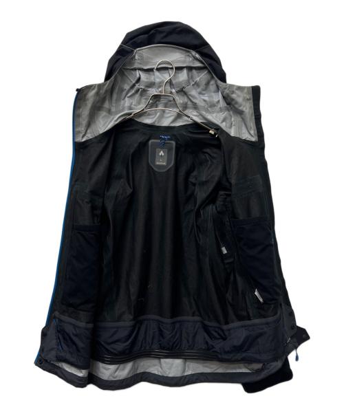 mont-bell（モンベル）mont-bell (モンベル) コスミックパーカ ブラック×ブルー サイズ:Ｌの古着・服飾アイテム