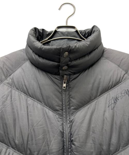 stussy（ステューシー）stussy (ステューシー) ダウンジャケット グレー サイズ:-の古着・服飾アイテム
