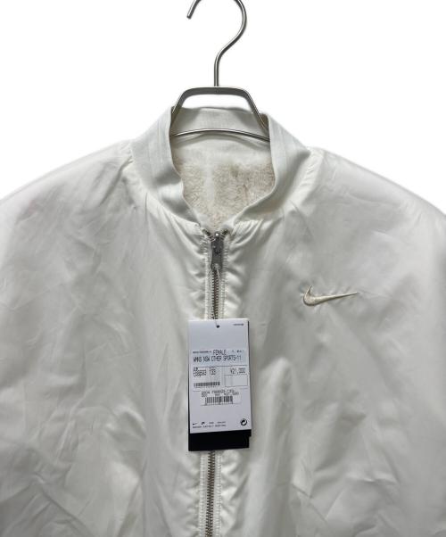 NIKE（ナイキ）NIKE (ナイキ) NSW ファックス ファー ボンバー ジャケット ホワイト サイズ:Ｍの古着・服飾アイテム