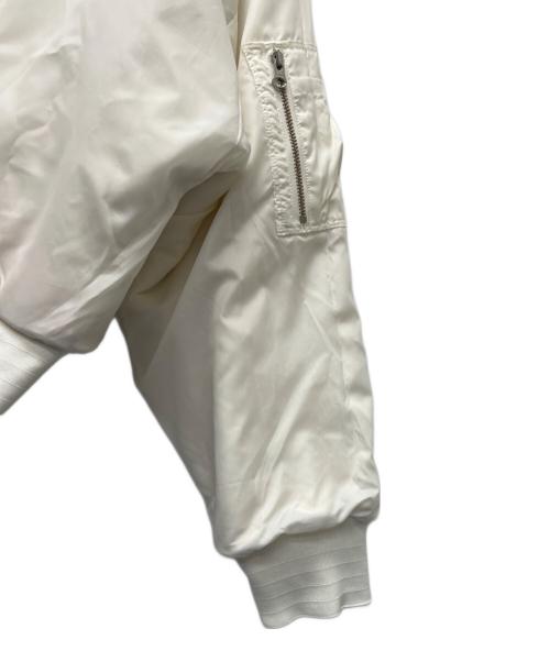 NIKE（ナイキ）NIKE (ナイキ) NSW ファックス ファー ボンバー ジャケット ホワイト サイズ:Ｍの古着・服飾アイテム