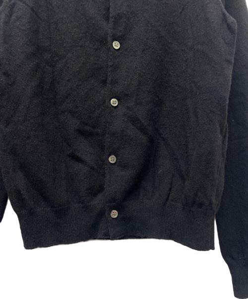 PLAY COMME des GARCONS（プレイコムデギャルソン）PLAY COMME des GARCONS (プレイコムデギャルソン) ダブルハートワッペンカーディガン ブラック サイズ:Ｌの古着・服飾アイテム