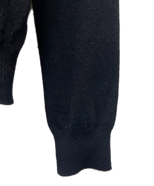 PLAY COMME des GARCONS（プレイコムデギャルソン）PLAY COMME des GARCONS (プレイコムデギャルソン) ダブルハートワッペンカーディガン ブラック サイズ:Ｌの古着・服飾アイテム