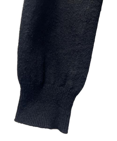 PLAY COMME des GARCONS（プレイコムデギャルソン）PLAY COMME des GARCONS (プレイコムデギャルソン) ダブルハートワッペンカーディガン ブラック サイズ:Ｌの古着・服飾アイテム