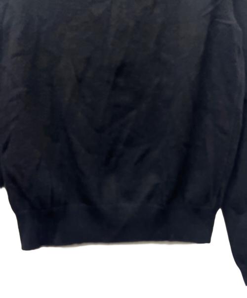 PLAY COMME des GARCONS（プレイコムデギャルソン）PLAY COMME des GARCONS (プレイコムデギャルソン) ダブルハートワッペンカーディガン ブラック サイズ:Ｌの古着・服飾アイテム