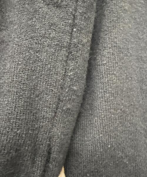 PLAY COMME des GARCONS（プレイコムデギャルソン）PLAY COMME des GARCONS (プレイコムデギャルソン) ダブルハートワッペンカーディガン ブラック サイズ:Ｌの古着・服飾アイテム