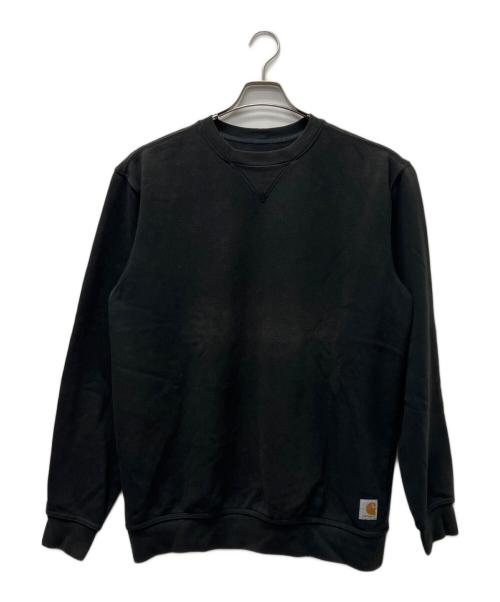 CarHartt（カーハート）CarHartt (カーハート) クルーネックスウェット ブラック サイズ:Ｍの古着・服飾アイテム
