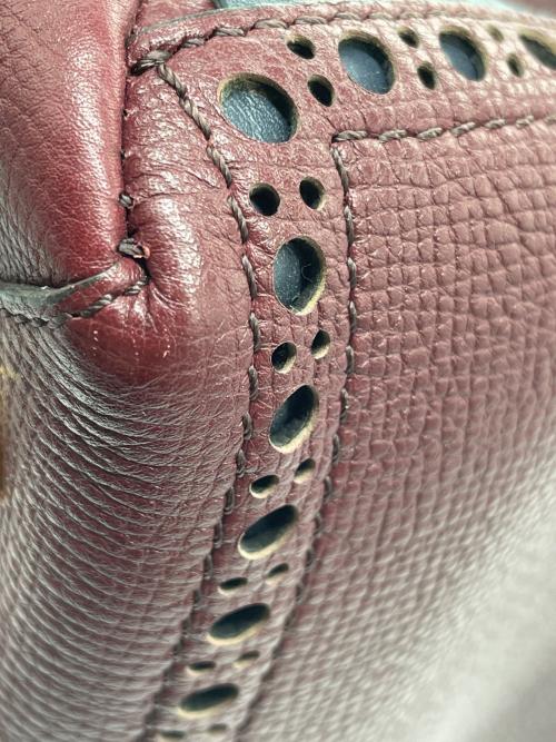 BURBERRY LONDON ENGLAND（バーバリー ロンドン イングランド）BURBERRY LONDON ENGLAND (バーバリー ロンドン イングランド) 2wayショルダーバッグ ボルドーの古着・服飾アイテム