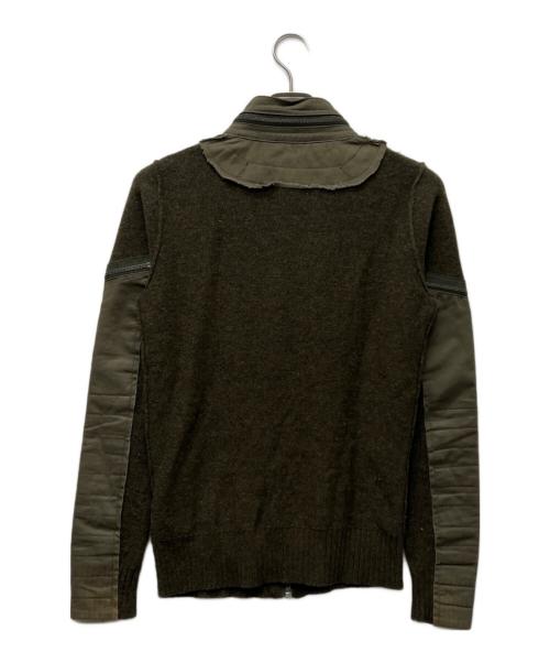 DIESEL（ディーゼル）DIESEL (ディーゼル) ドライバーズニット オリーブ サイズ:Ｓの古着・服飾アイテム