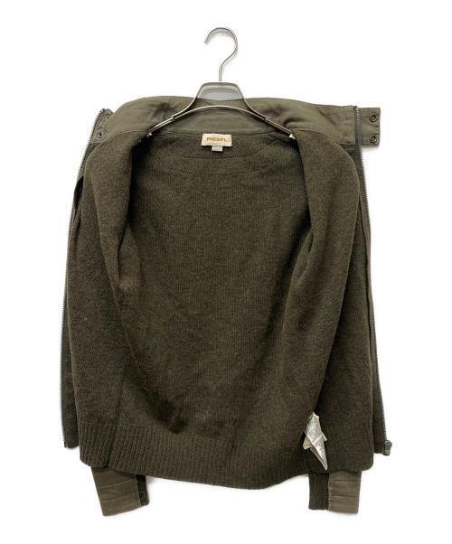 DIESEL（ディーゼル）DIESEL (ディーゼル) ドライバーズニット オリーブ サイズ:Ｓの古着・服飾アイテム