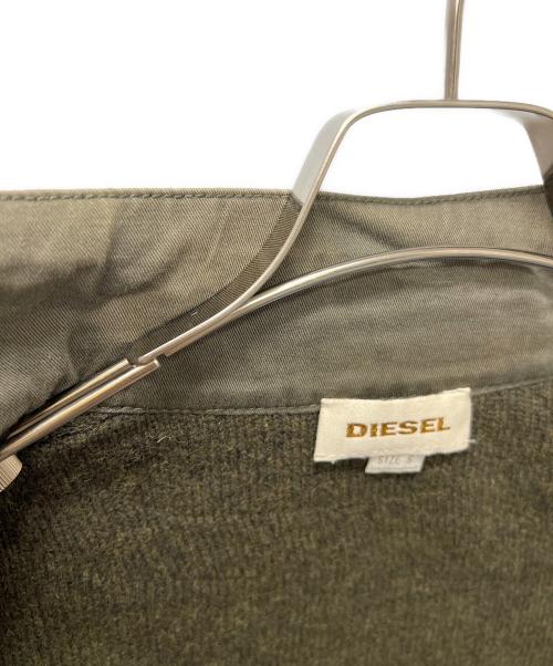DIESEL（ディーゼル）DIESEL (ディーゼル) ドライバーズニット オリーブ サイズ:Ｓの古着・服飾アイテム