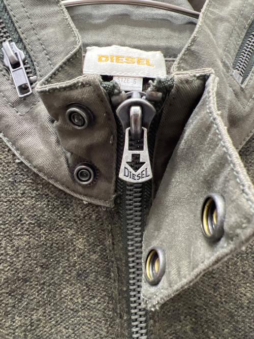 DIESEL（ディーゼル）DIESEL (ディーゼル) ドライバーズニット オリーブ サイズ:Ｓの古着・服飾アイテム