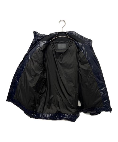 BEAMS HEART（ビームスハート）BEAMS HEART (ビームスハート) シャイニー スタンドカラー ダウン ジャケット ネイビー サイズ:-の古着・服飾アイテム