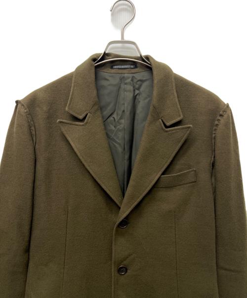 Yohji Yamamoto pour homme（ヨウジヤマモト プールオム）Yohji Yamamoto pour homme (ヨウジヤマモト プールオム) チェスターコート カーキ サイズ:２の古着・服飾アイテム