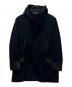 Yohji Yamamoto pour homme（ヨウジヤマモト プールオム）の古着「レザー切替フーデッドジャケット」｜ブラック