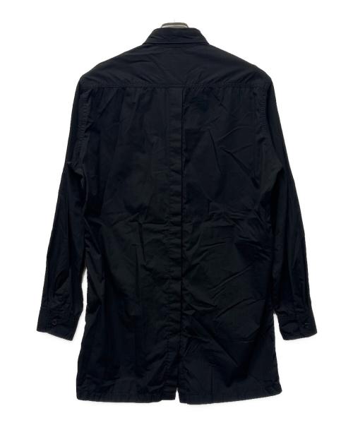 Yohji Yamamoto pour homme（ヨウジヤマモト プールオム）Yohji Yamamoto pour homme (ヨウジヤマモト プールオム) Back Open Chain Stitch Sew Shirt ブラック サイズ:２の古着・服飾アイテム
