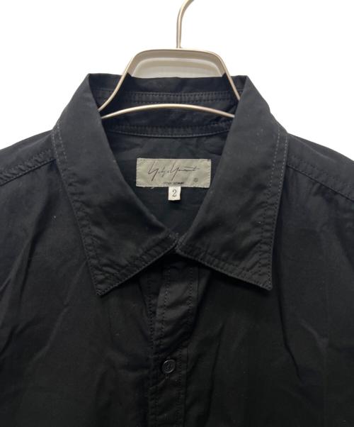 Yohji Yamamoto pour homme（ヨウジヤマモト プールオム）Yohji Yamamoto pour homme (ヨウジヤマモト プールオム) Back Open Chain Stitch Sew Shirt ブラック サイズ:２の古着・服飾アイテム