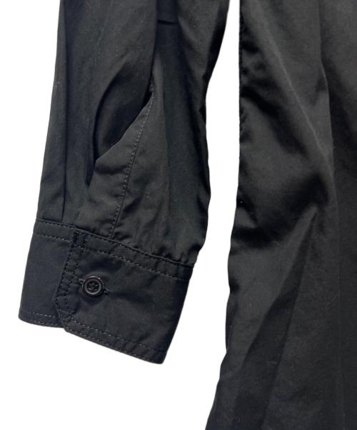 Yohji Yamamoto pour homme（ヨウジヤマモト プールオム）Yohji Yamamoto pour homme (ヨウジヤマモト プールオム) Back Open Chain Stitch Sew Shirt ブラック サイズ:２の古着・服飾アイテム