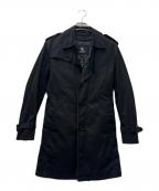 BURBERRY BLACK LABELバーバリーブラックレーベル）の古着「ライナー付トレンチコート」｜ブラック