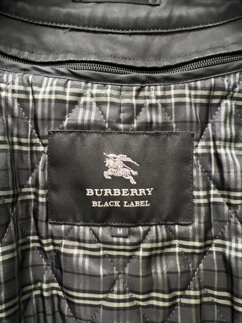 BURBERRY BLACK LABEL（バーバリーブラックレーベル）BURBERRY BLACK LABEL (バーバリーブラックレーベル) ライナー付トレンチコート ブラック サイズ:Ｍの古着・服飾アイテム