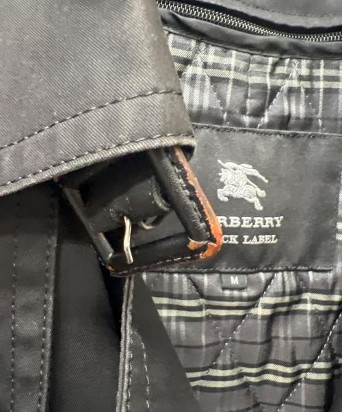 BURBERRY BLACK LABEL（バーバリーブラックレーベル）BURBERRY BLACK LABEL (バーバリーブラックレーベル) ライナー付トレンチコート ブラック サイズ:Ｍの古着・服飾アイテム