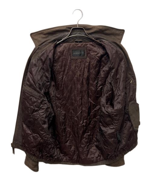 BARACUTA（バラクータ）BARACUTA (バラクータ) レザージャケット ブラウン サイズ:Ｍの古着・服飾アイテム
